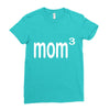 mom 3 Ladies Fitted T-Shirt