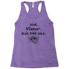blah whatever Racerback Tank