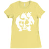 charmander charmeleon charizard pokemon graphic Ladies Fitted T-Shirt