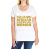 melanin african american woman Ladies Curvy T-Shirt