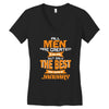 all men are created equal but only the best are born in january 1 Women's V-Neck T-Shirt