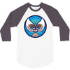 lucha libre   blue 3/4 Sleeve Shirt