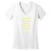 votez marine la pen france 2017 Women's V-Neck T-Shirt