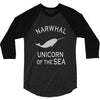 narwhals 3/4 Sleeve Shirt