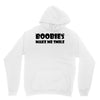 boobies make me smile (2) Hoodie