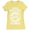 Aries Hated By Many Wanted By Plenty Ladies Fitted T-Shirt