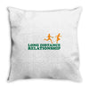 long distance relationship Throw Pillow