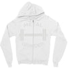 gym dumbbell Zipper Hoodie