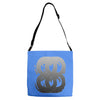 crazy eights Adjustable Strap Totes