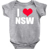 i heart nsw Baby Onesie