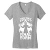 this isn't even my final form2 Women's V-Neck T-Shirt