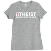 atheist bible lies god sinner agnostic humanist athiest Ladies Fitted T-Shirt