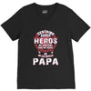 papa heros V-Neck Tee