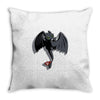 toothless on your back Throw Pillow