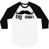 moustache 3/4 Sleeve Shirt