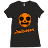 halloween Ladies Fitted T-Shirt
