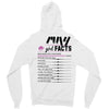 May Girl Facts Taurus Zipper Hoodie