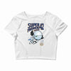 super paranoid Crop Top