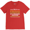 i'm a proud father in law V-Neck Tee