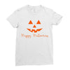 happy halloween .. Ladies Fitted T-Shirt