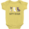 happy meowr Baby Bodysuit