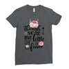 Though She Be But Little She Is Fierce Ladies Fitted T-Shirt