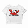 old and crabby Crop Top