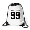 martinez twins Drawstring Bags