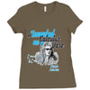 Isaac "like a boss" Newton T-Shirt Ladies Fitted T-Shirt