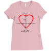 geek love shirt Ladies Fitted T-Shirt