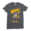 wat skateboard Ladies Fitted T-Shirt