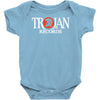 trojan records label Baby Onesie