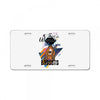 who loves bassets License Plate