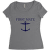 first mate Women's Triblend Scoop T-shirt