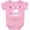 santa taurus christmas ugly t shirts Baby Onesie