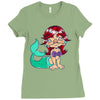 little ugly mermaid Ladies Fitted T-Shirt