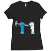 bad sock puppet Ladies Fitted T-Shirt