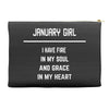 January Girl Accessory Pouches