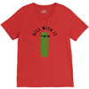 dill with it black logo V-Neck Tee