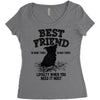 Best Friend Yorike Women's Triblend Scoop T-shirt