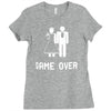game over Ladies Fitted T-Shirt