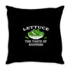 lettuce, the taste of sadness Throw Pillow