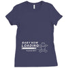 baby now loading funny ladies Ladies Fitted T-Shirt