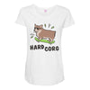 hard corg Maternity Scoop Neck T-shirt