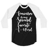 feminism is my second favorite f word 3/4 Sleeve Shirt