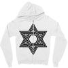 star blacked Zipper Hoodie