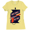 make games not war Ladies Fitted T-Shirt