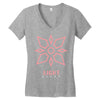 light Women's V-Neck T-Shirt