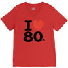 i love 80's V-Neck Tee