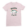 happy to see you Ladies Fitted T-Shirt